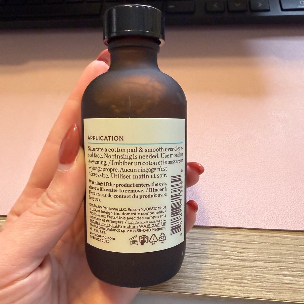 NEW FULL SIZE Perricone MD No:Rinse Intensive Pore Minimizing Toner with Box - Picture 5 of 5